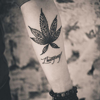 时尚浪漫的qq情侣纹身头像