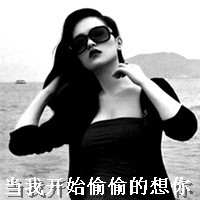 寂寞伤感的美女黑白头像图片