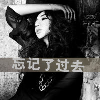 寂寞伤感的美女黑白头像图片