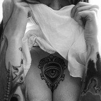 精选重口味qq黑白纹身头像