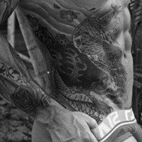 精选重口味qq黑白纹身头像