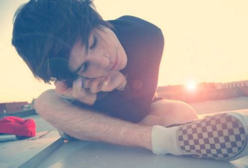 清新帅气的欧美范男生头像图片