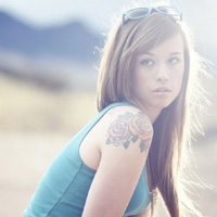 欧美范性感美女纹身头像合集