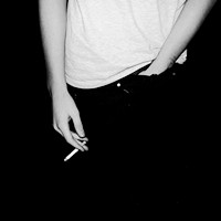 精选超拽男生上半身黑白头像