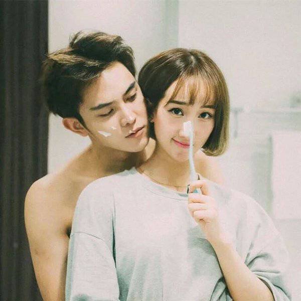 小清新QQ情侣头像一男一女图片