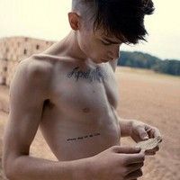 精选微信帅气男生纹身头像图片