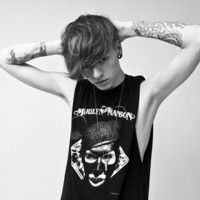 精选微信帅气男生纹身头像图片