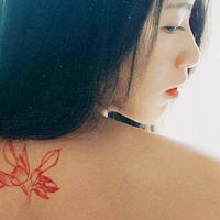 唯美好看的女生纹身头像图片