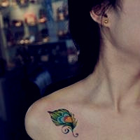 唯美好看的女生纹身头像图片