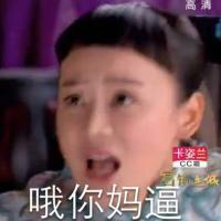 明星袁姗姗搞笑qq头像图片