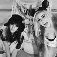 2016最新版qq姐妹黑白头像图片