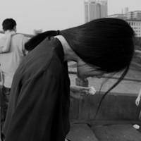 十月非主流女生黑白qq头像图片