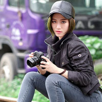 非主流美女纹身头像高清图片