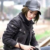 非主流美女纹身头像高清图片