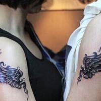 时尚简约小清新情侣纹身头像