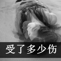 伤感落寞的非主流女生黑白头像