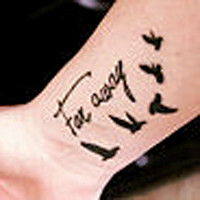 精选好看小清新女生纹身头像