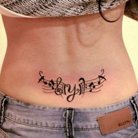 精选好看小清新女生纹身头像