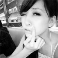 精选网络热门的qq女生黑白头像