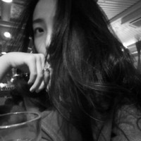 精选网络热门的qq女生黑白头像