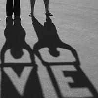 唯美意境的黑白风格情侣头像