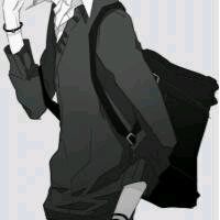 唯美意境的黑白风格情侣头像