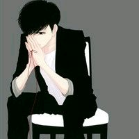 唯美意境的黑白风格情侣头像