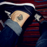 另类个性的欧美男生纹身头像