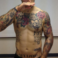 2016欧美男生纹身头像合集