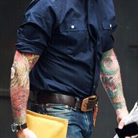 2016欧美男生纹身头像合集