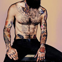 2016欧美男生纹身头像合集