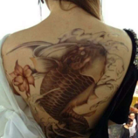 超霸气的社会女生纹身头像