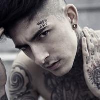 超男人味的欧美纹身男生头像