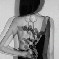 最新qq非主流女生黑白头像图片