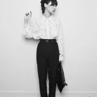 最新qq非主流女生黑白头像图片