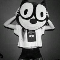 最新qq非主流女生黑白头像图片