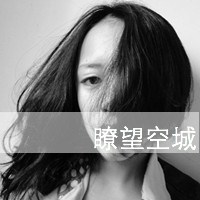 唯美灰白风格带字伤感女生头像