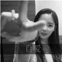 唯美灰白风格带字伤感女生头像