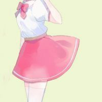 动漫闺蜜唯美蓝色女生头像图片