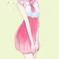 动漫闺蜜唯美蓝色女生头像图片