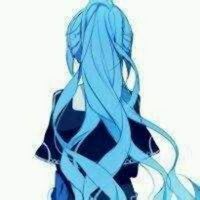 动漫闺蜜唯美蓝色女生头像图片