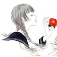 动漫闺蜜唯美蓝色女生头像图片