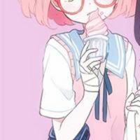 动漫闺蜜唯美蓝色女生头像图片