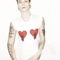 超帅气的欧美男生纹身头像图片