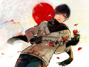 帅气撕破二次元裂缝动漫男生头像