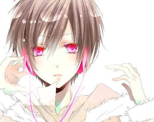 帅气撕破二次元裂缝动漫男生头像