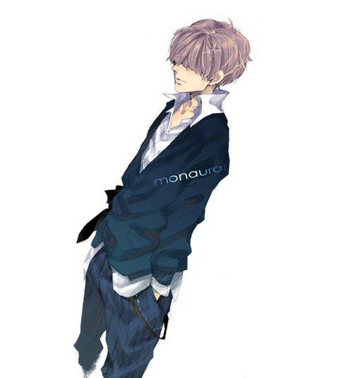 帅气撕破二次元裂缝动漫男生头像