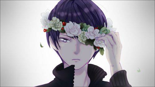 帅气撕破二次元裂缝动漫男生头像