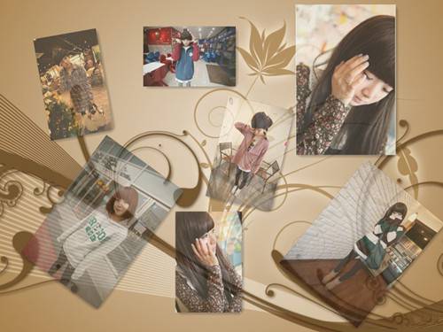 非主流拼图QQ空间意境图片素材