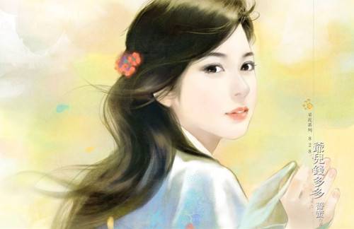 唯美意境手绘图展现玲珑轻盈美女